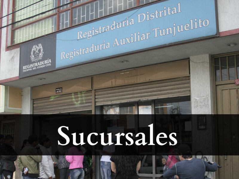registradurias Bogotá