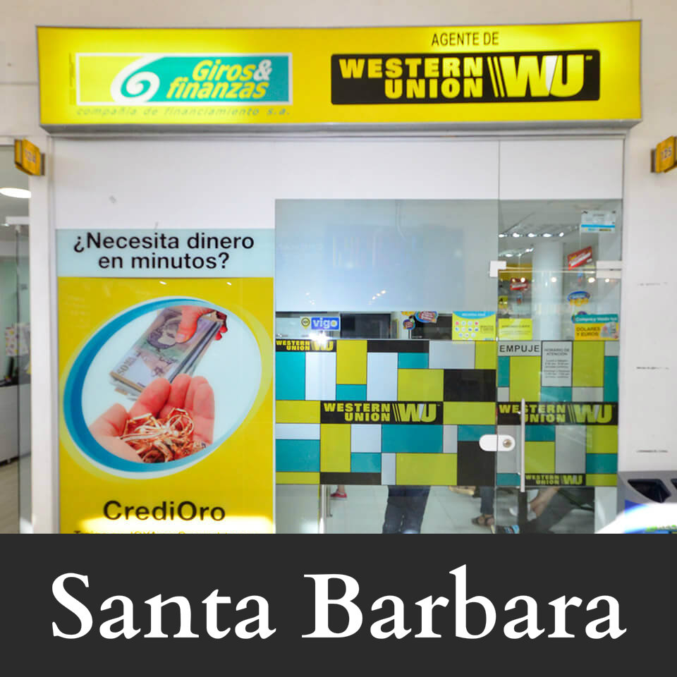 Western Union en Santa Barbara (Antioquia)