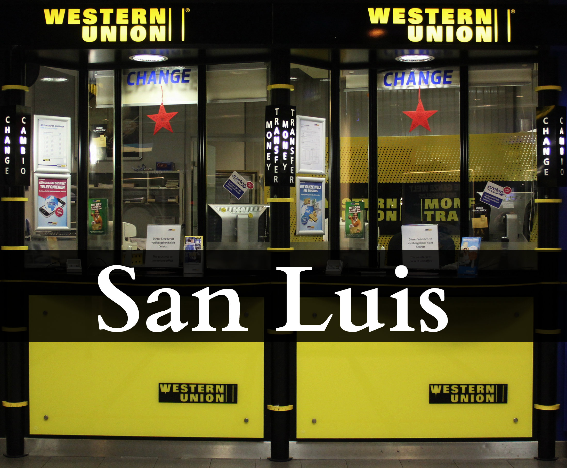 Western Unión en San Luis (Antioquía)