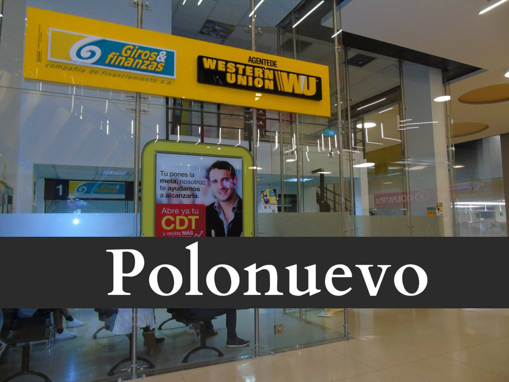 Western Union en Polonuevo (Atlántico) Sucursales