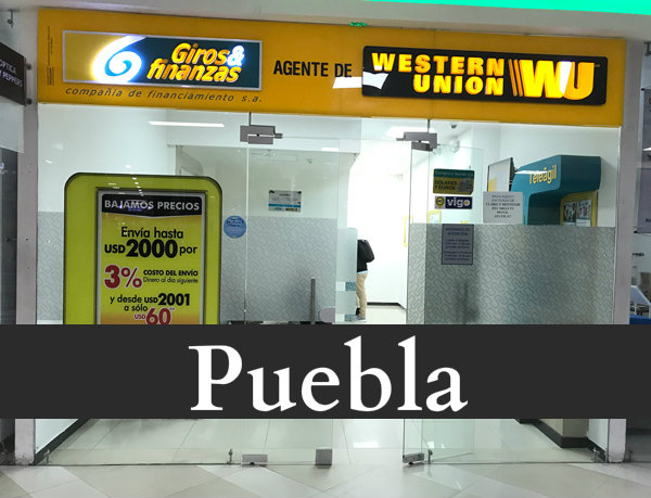 Western Union en Puebla