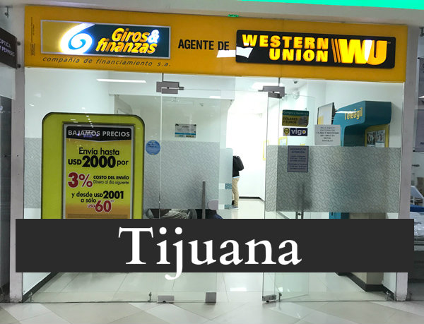 Western Union en Tijuana - Sucursales