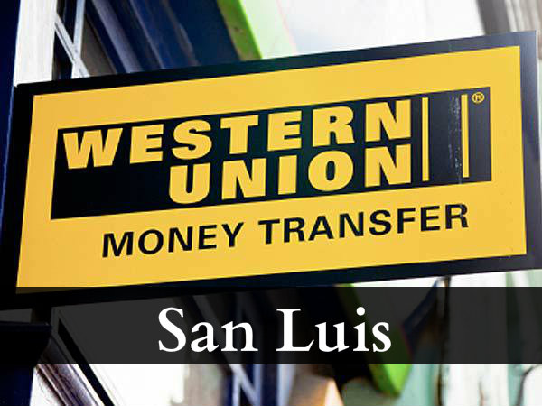 Western union San Luis