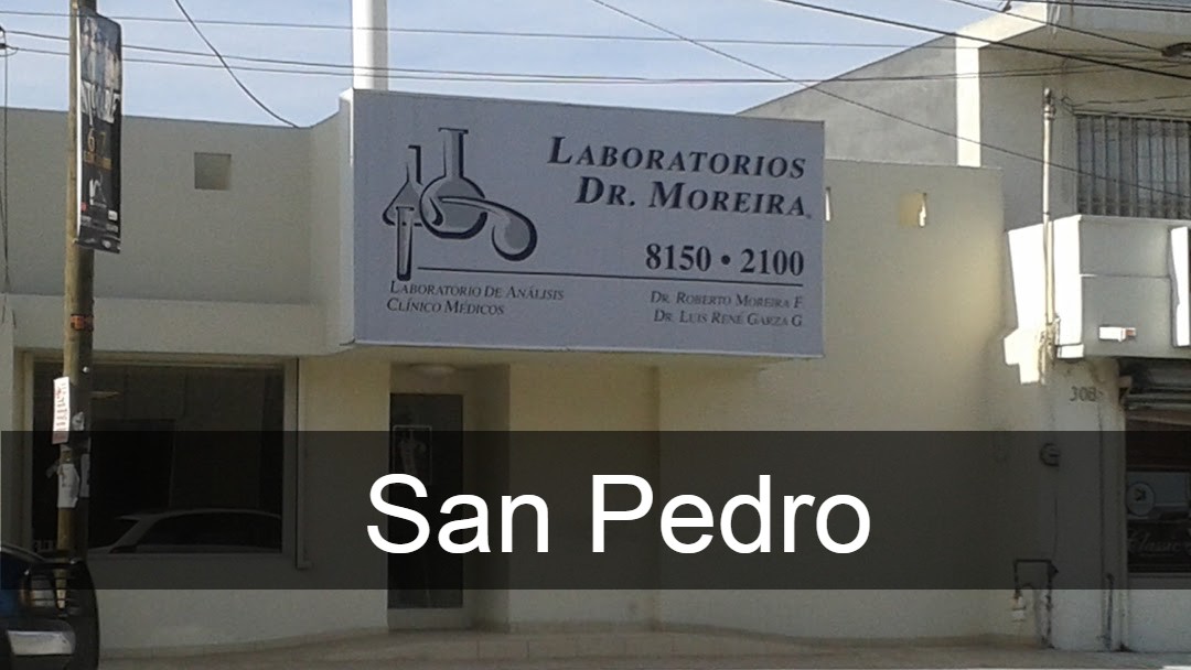 Laboratorios Moreira en San Pedro - Sucursales