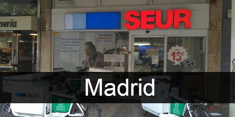 escala Sumergir Reproducir SEUR en Madrid - Sucursales