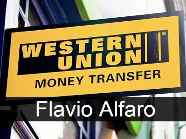 Western union Flavio Alfaro