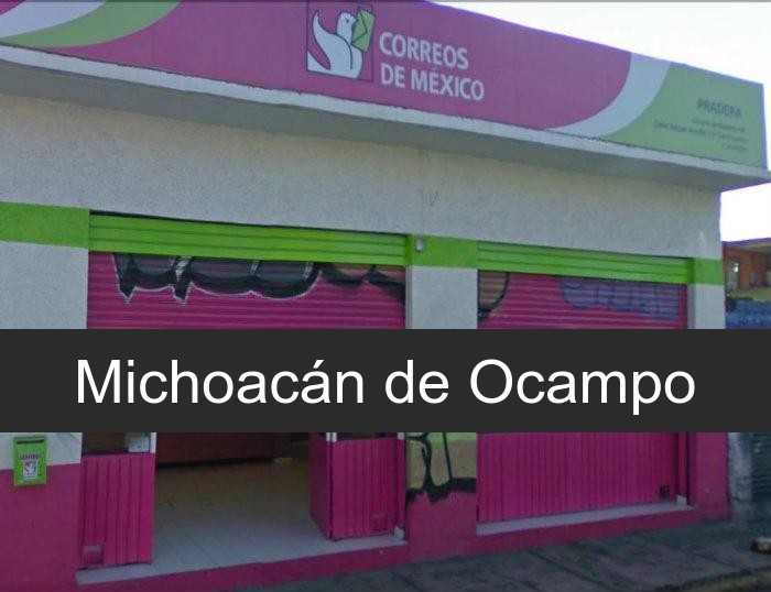 correos de mexico en Michoacán de Ocampo
