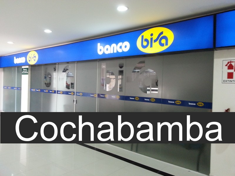 banco bisa en Cochabamba