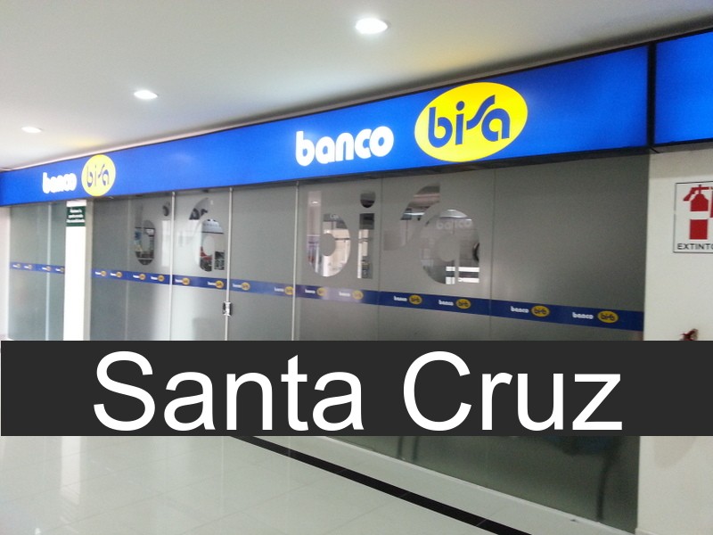 banco bisa en Santa cruz
