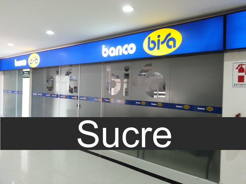 banco bisa en Sucre