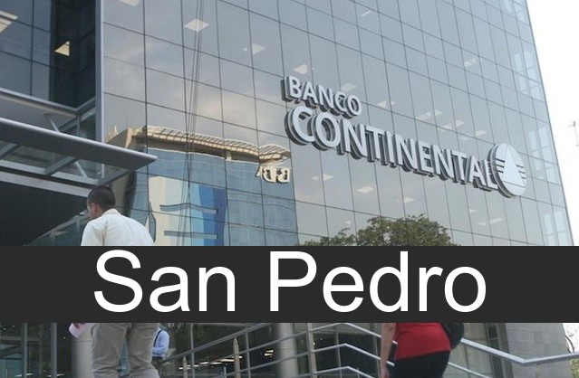 banco continental en San Pedro