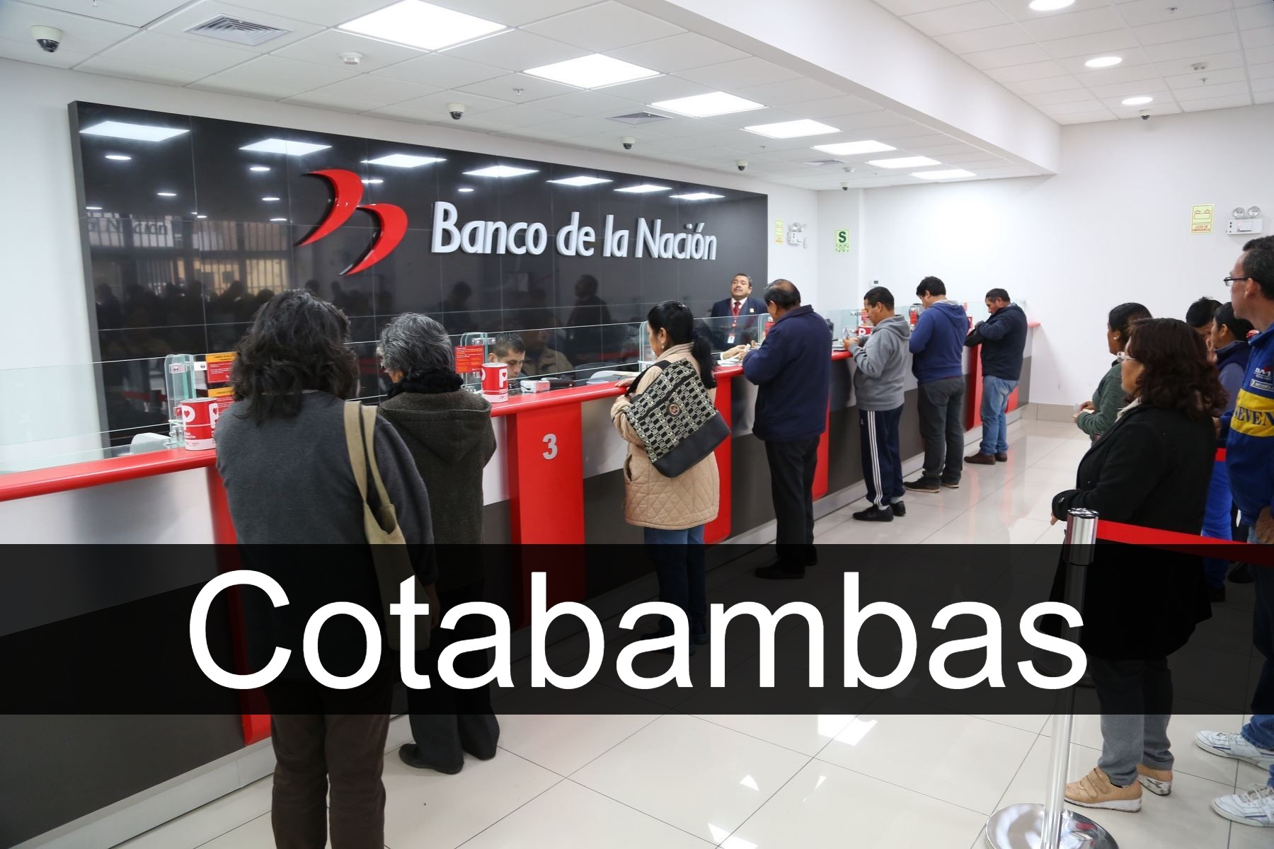 banco de la nacion en Cotabambas