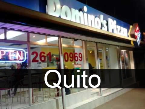 domino's pizza en Quito