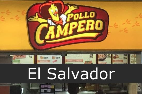 Pollo Campero en El Salvador - Sucursales