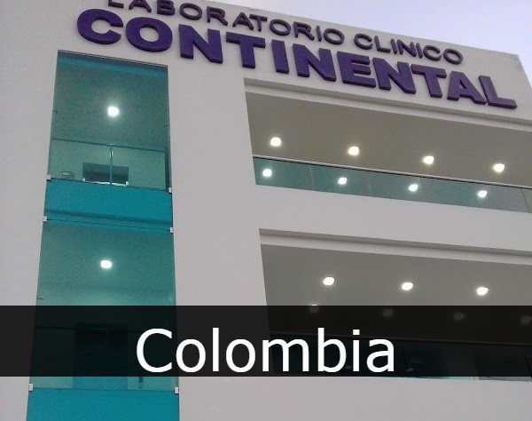 laboratorio clínico continental Colombia