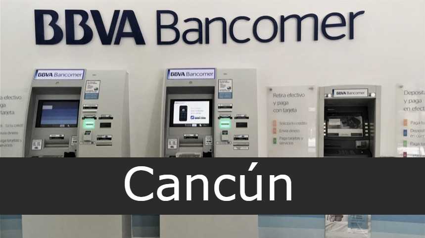 Cajeros Bancomer en Cancún - Sucursales
