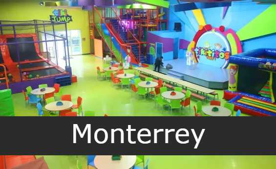 Salones de fiestas infantiles en Monterrey - Sucursales