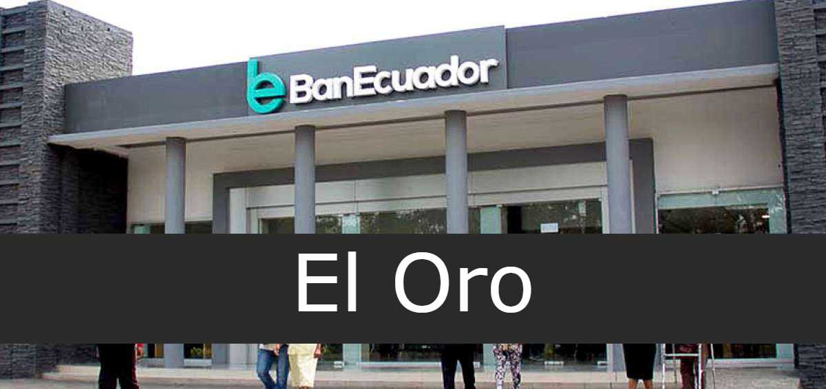 BanEcuador en El Oro