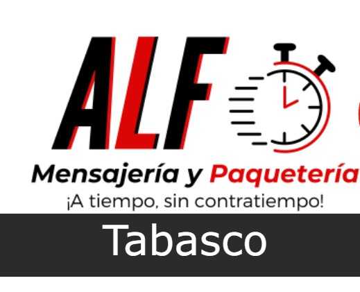 Alf mensajería Tabasco