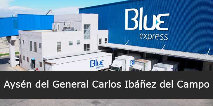 Blue Express sucursales Aysén del General Carlos Ibáñez del Campo