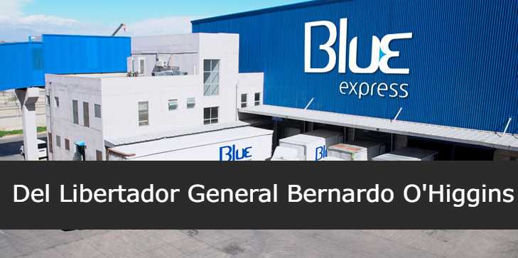 Blue Express sucursales Del Libertador General Bernardo O'Higgins