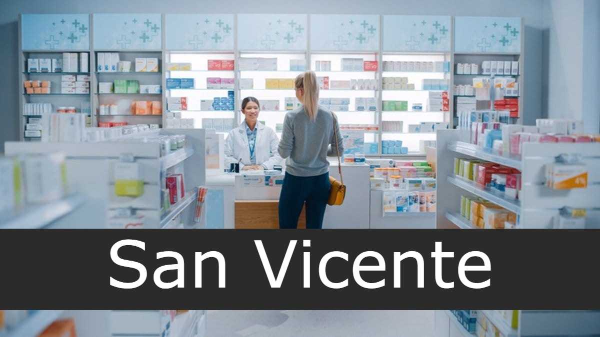 Farmacias de turno San Vicente