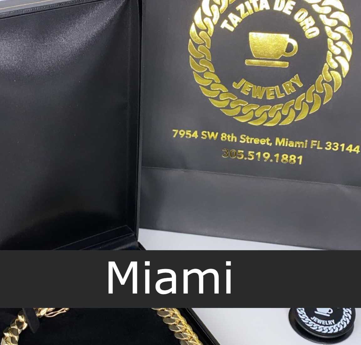 tazita de oro joyería miami