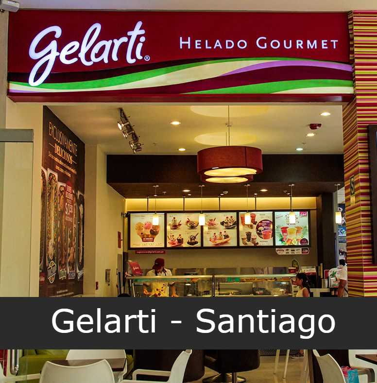Gelarti en Santiago