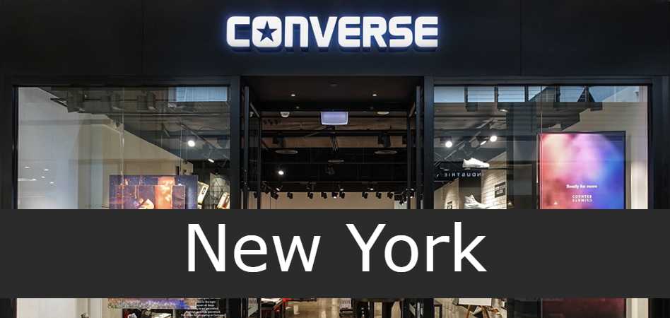 ingresos Encantada de conocerte lema Converse en New York - Sucursales