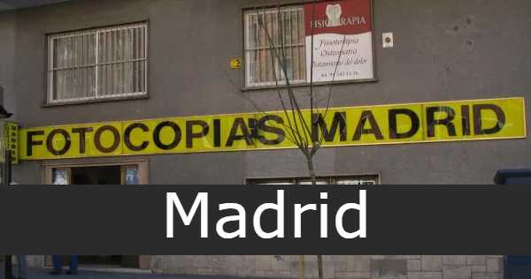 fotocopias madrid Madrid