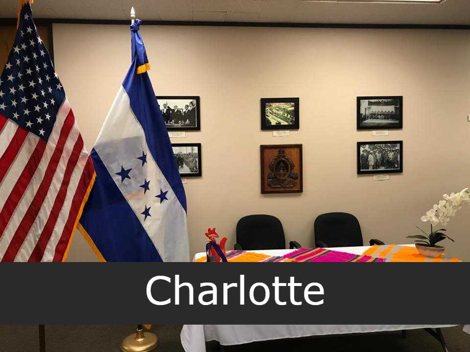 Consulado de Honduras en Charlotte Sucursales