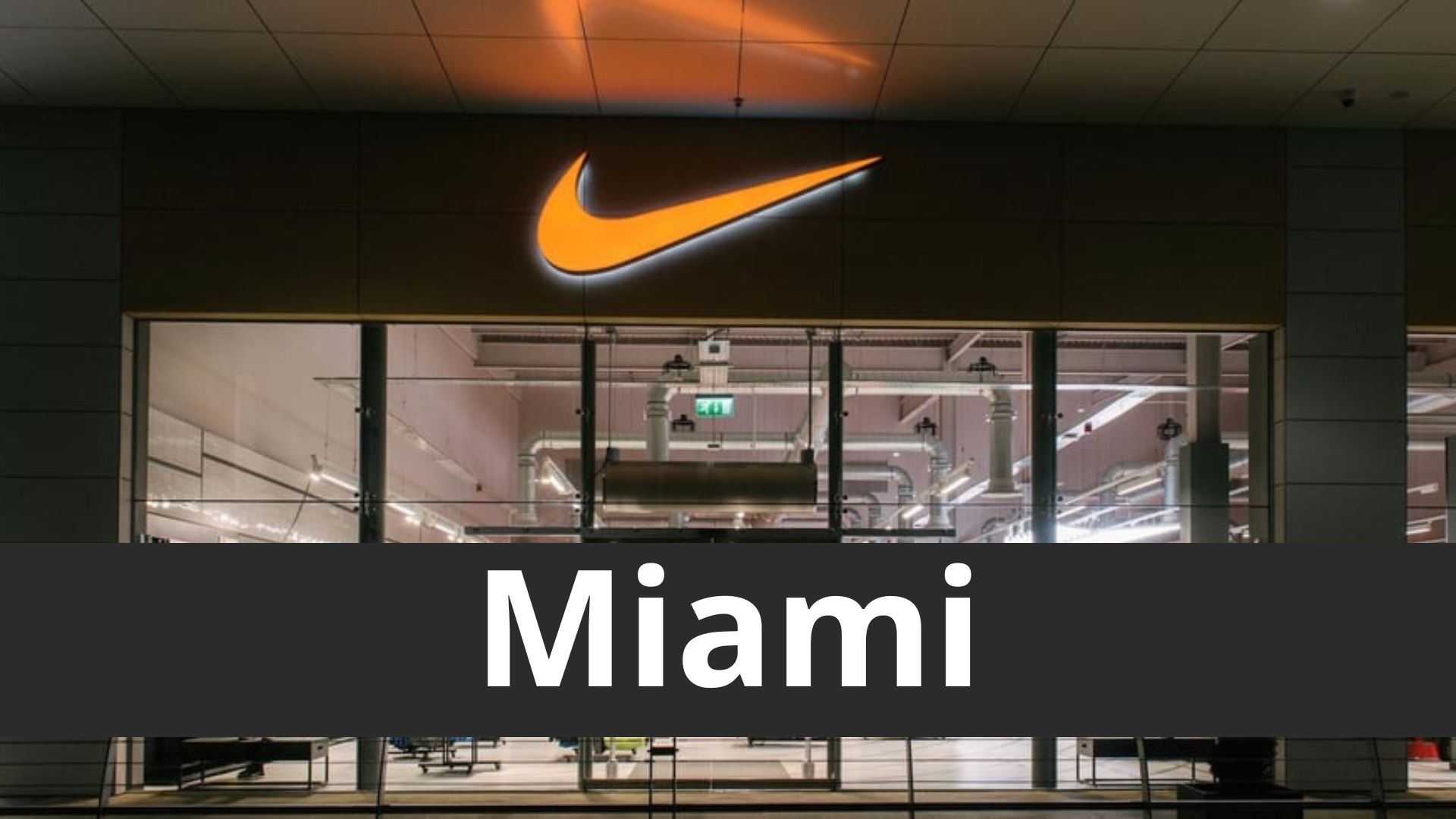 incompleto Pigmalión Hora Tiendas Nike en Miami - Sucursales