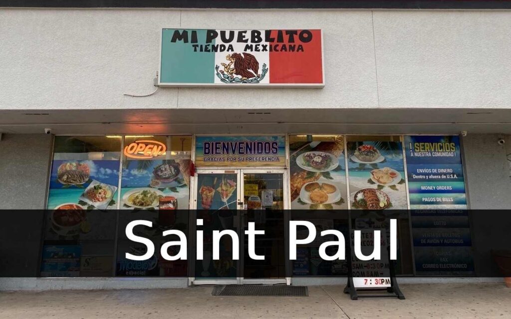 Tienda mexicana Saint Paul