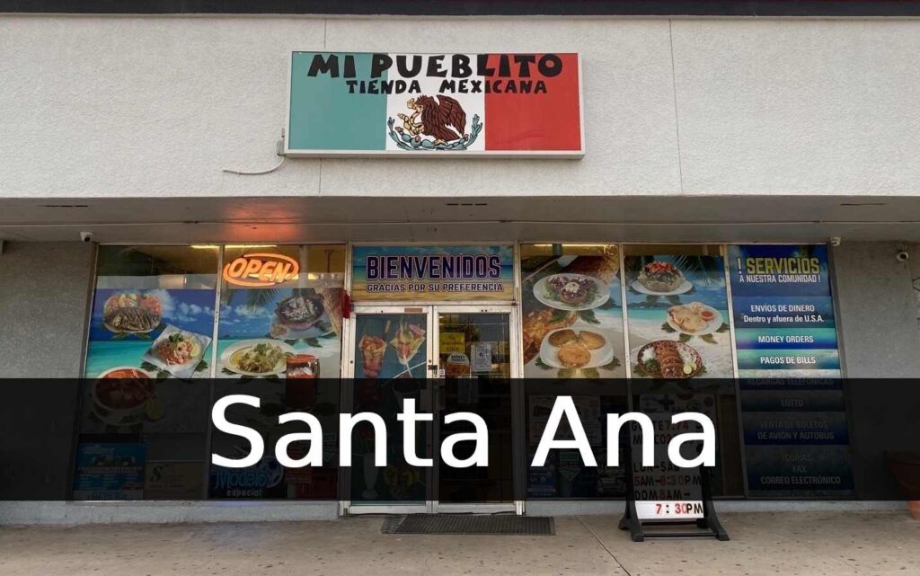Tienda mexicana Santa Ana