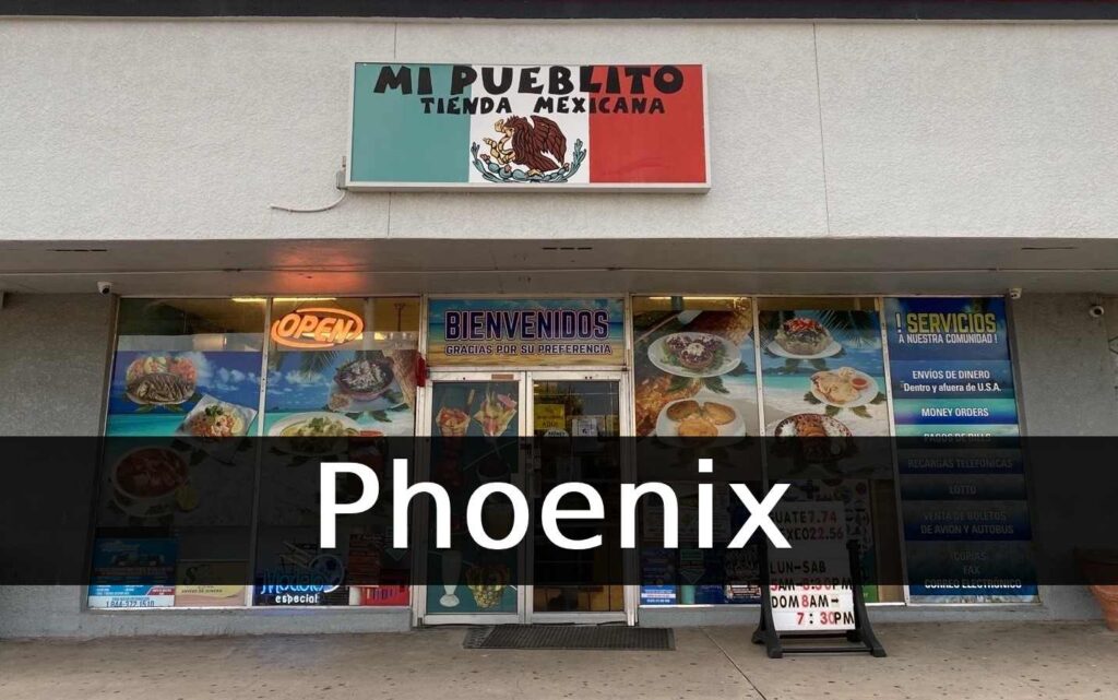 Tienda mexicana Phoenix