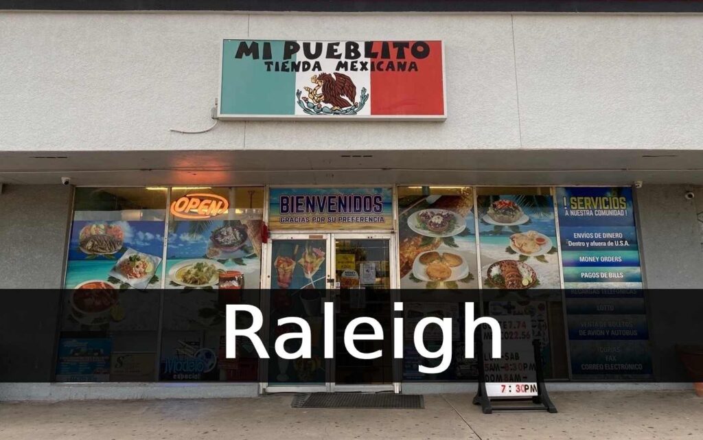 Tienda mexicana Raleigh