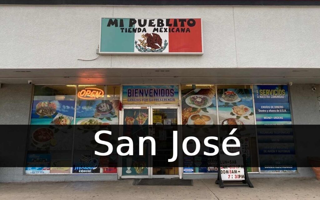 Tienda mexicana San Jose